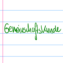 Das Fach Gemeinschaftskunde stellt sich vor.